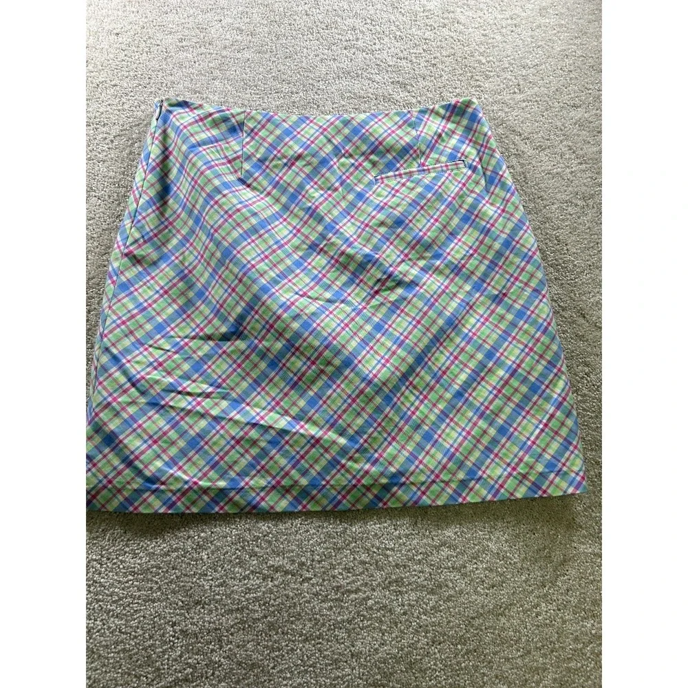 Gry Women's Plaid‎ Mini Skirt Size 4 Cotton Nylon Spandex Blend